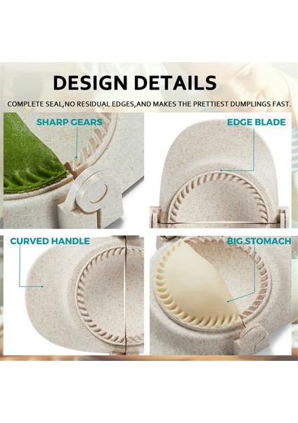 Empanada Maker Press, Hamur Kesicili 6 Inç Ekstra Büyük Mantı Makinesi Seti, Pierogi ve Pastelitos Için Mantı Kalıbı Seti (Yurt Dışından) modelleri