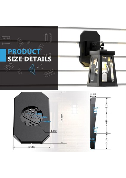 Siding Montaj Kiti, 8141DBL Dış Aydınlatma Montaj Bloğu, Çift ve 4 Inç Siding Siyah Için Siding Montaj Plakası (Yurt Dışından) fırsatları