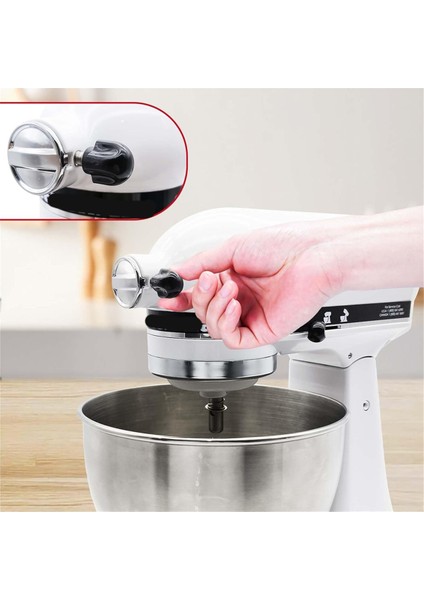 Kitchenaid 4,5 ve 5 Quart Eğimli Başlıklı Stand Mikserler Için Uyumlu Göbek Bağlantı Kapağı ve Sabitleme Bağlantı Vidası (Yurt Dışından) indirimleri