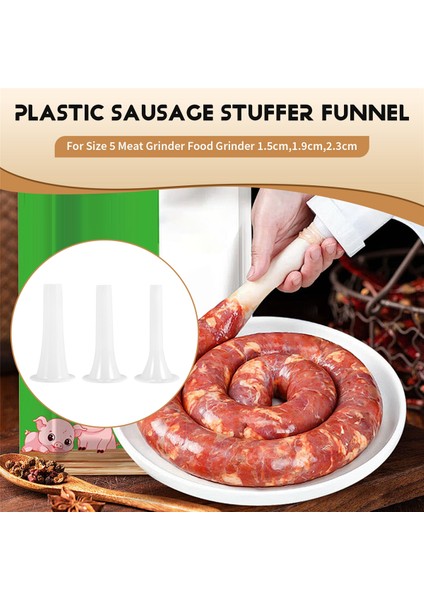 9 Adet Plastik Sosis Doldurma Tüpleri Huni Sosis Doldurma Aleti 5 Numara Kıyma Makinesi Gıda Öğütücü 1,5 Cm, 1,9 Cm, 2,3 cm (Yurt Dışından) fırsatları
