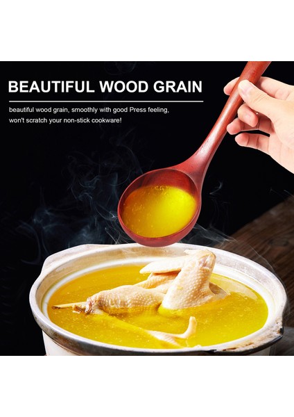 Ahşap Mutfak Gereçleri Seti, Doğal Tik Ağacından Yapılmış Yemek Pişirmek Için Ahşap Kaşıklar, 7'li Paket Dahil Mutfak Spatula Seti (Yurt Dışından) fırsatları