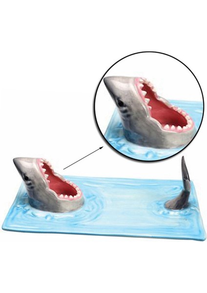 Seramik Suşi Tabağı, Köpekbalığı Şeklinde Dikdörtgen Peynir Tabağı Yemek Masası Mutfak Dekorasyonu (Yurt Dışından) modelleri