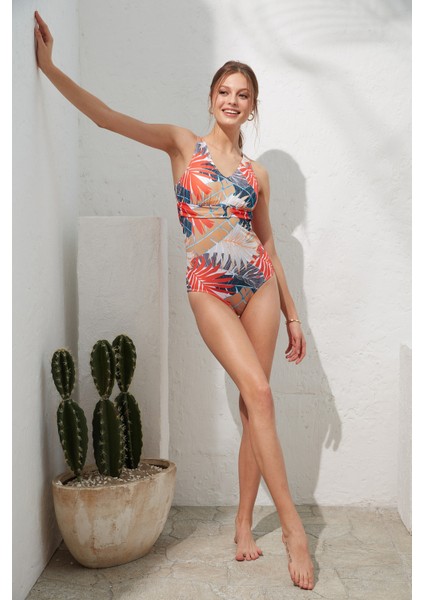 221128 Flora V Yaka Aksesuarlı Mayo fırsatları