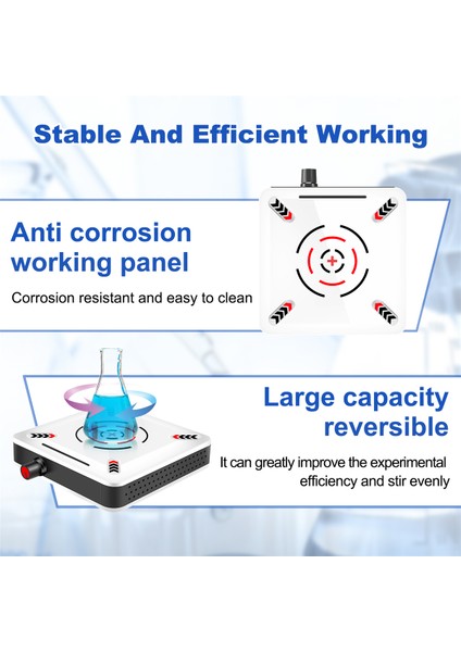 Manyetik Karıştırıcı 6,5 Inç Karıştırma Plakası 2500 Rpm Hızlı Karıştırma Makinesi Laboratuvar Sıvı Karıştırma Için Karıştırma Çubukları ile Ingiltere Fişi (Yurt Dışından) indirimleri