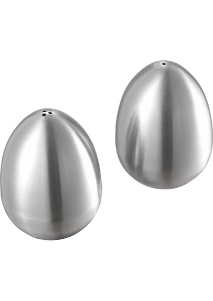 Parça Paslanmaz Çelik Biberlik Yumurta Şeklinde Tuzluk Seti Mutfak Gereçleri (Yurt Dışından)