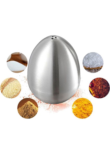 Parça Paslanmaz Çelik Biberlik Yumurta Şeklinde Tuzluk Seti Mutfak Gereçleri (Yurt Dışından) fiyatları