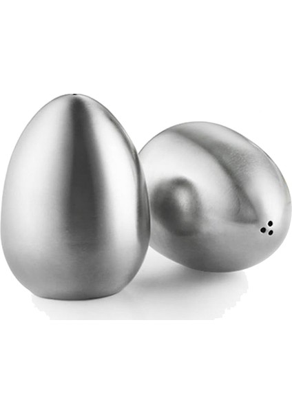 Parça Paslanmaz Çelik Biberlik Yumurta Şeklinde Tuzluk Seti Mutfak Gereçleri (Yurt Dışından) indirimleri