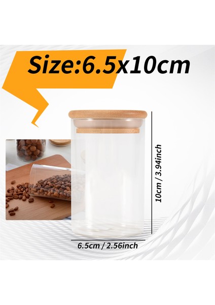 12 Parça Cam Kavanoz Seti (300 Ml), Bambu Kapaklı Şeffaf Baharat Kavanozları, Mutfak Tezgahı Düzenleyicisi Için Gıda Saklama Kavanozları (Yurt Dışından) fırsatları
