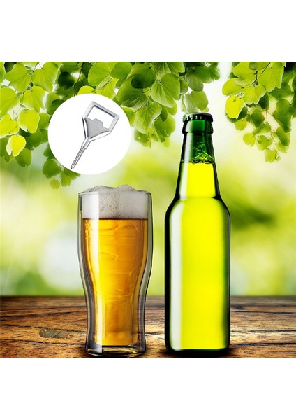 Metal Şişe Açacağı Kitleri 8'li Paket Boş Paslanmaz Çelik Açacak Eki Kendin Yap Metal Bira Açacağı Kare Açacak (Yurt Dışından) fırsatları