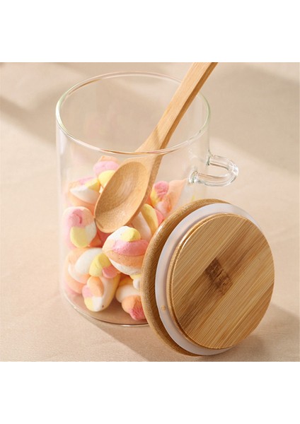 Kapaklı ve Kaşıklı 4'lü Gece Boyu Yulaf Cam Kapları, Çay Demlemek Için Kaşıklı ve Kapaklı Cam Kavanozlar (Yurt Dışından) fırsatları