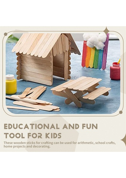 [100 Adet] 3,6 Inç Çok Amaçlı Ahşap Dondurma Çubukları, El Sanatları, Dondurma, Ağda, Ağdalama, Dil Bastırıcı Ahşap Çubuklar (Yurt Dışından) modelleri