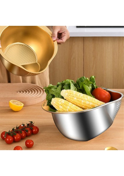 Pirinç Yıkama Süzgeci Kase Paslanmaz Çelik Pirinç Yıkama Kase Pirinç Süzgeci Meyve ve Sebze Süzgeci Mutfak Aleti B (Yurt Dışından) fiyatları