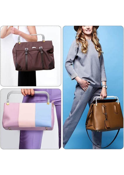 12 Inç Çanta Çerçevesi Dikdörtgen Kilit Çerçevesi Öpücük Kilit Tokalı Çanta Çerçevesi Donanım Yedekleri Çanta Kapatma 4 Adet (Yurt Dışından) modelleri