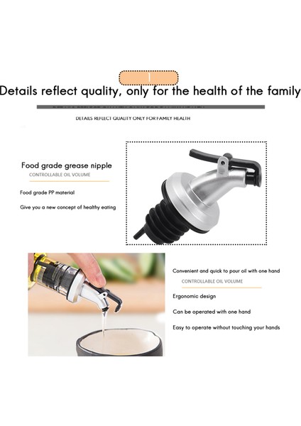 Zeytinyağı Sızdırmaz Ağızlıklar Şarap Dağıtıcı Dökücü Mutfak Aletleri Şişe Sızdırmazlık Ucu Kokteyller, Partiler Için 10 Adet (Yurt Dışından) fırsatları