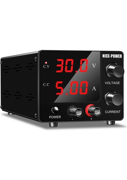 Nice Power Dc Güç Kaynağı Değişkeni, 30V 5A Kodlayıcı ile Düzenlenebilir Düzenlenmiş Güç Kaynağı, LED Görüntüle Abd Fişi (Yurt Dışından)