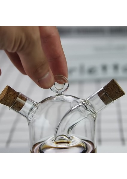 Çift Katmanlı Sos, Yağ Şişesi, 2'si 1 Arada Sirke, Cam Şişe, Baharat, Baharat, Mühürlü Mutfak Saklama Şişeleri ve Kavanozlar (Yurt Dışından) indirimleri