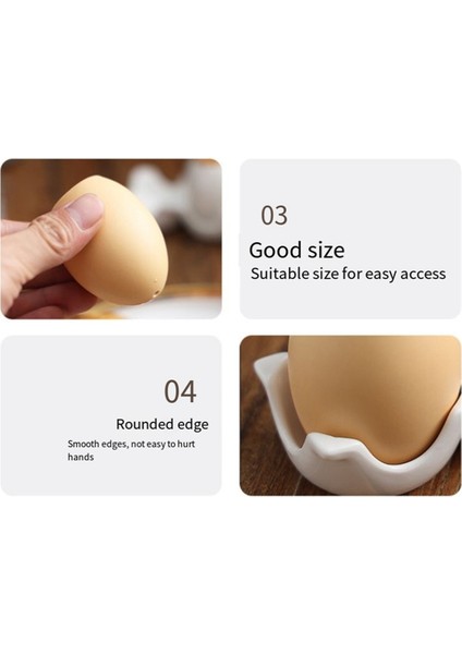 Seramik Tuz ve Biberlik Seti, Karton Tasarımlı Tutma Standlı Mini Kahverengi Yumurta Şeklinde Tuzluklar (Yurt Dışından) modelleri