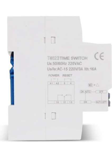 Güç Zaman Kontrol Anahtarı Geri Sayım Akıllı Anahtar Zamanlayıcı 16 Açık 16 Kapalı Ray Montajı 220V (Yurt Dışından) fiyatları