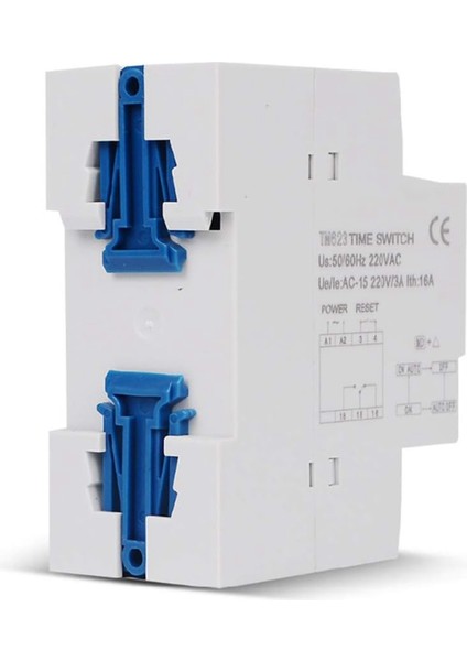 Güç Zaman Kontrol Anahtarı Geri Sayım Akıllı Anahtar Zamanlayıcı 16 Açık 16 Kapalı Ray Montajı 220V (Yurt Dışından) modelleri