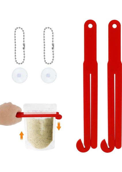 Gıda Torbası Açacağı 2 Adet Gıda Torbası Açacağı Kullanımı Kolay Gıda Torbası Açacağı Ev Mutfağı Için Verimli Torba Açma Sıkacağı (Yurt Dışından) fiyatları