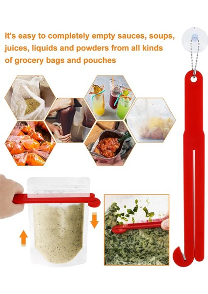 Gıda Torbası Açacağı 2 Adet Gıda Torbası Açacağı Kullanımı Kolay Gıda Torbası Açacağı Ev Mutfağı Için Verimli Torba Açma Sıkacağı (Yurt Dışından) modelleri