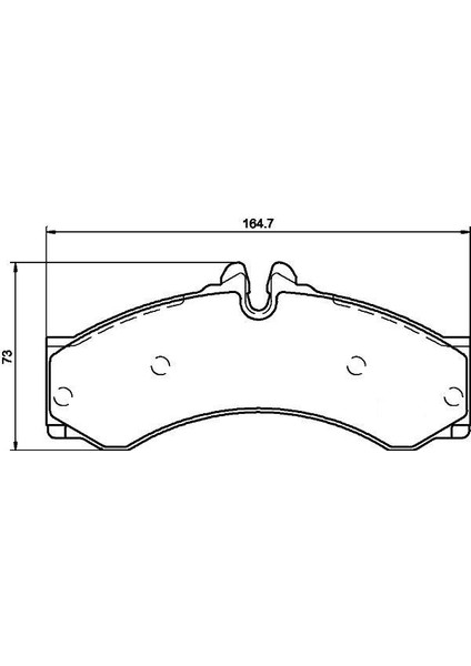 670966 - Fren Balatası On Arka Mercedes Sprınter B901 B904 . Vw Lt 28-35-46