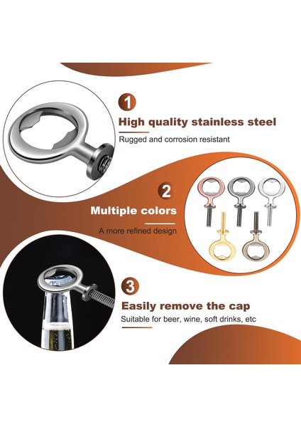 10 Adet Metal Şişe Açacağı Boşluğu Paslanmaz Çelik Şişe Açacağı Ek Parçaları Takımı Dişli Bira Açacağı Donanımı (Yurt Dışından) fırsatları