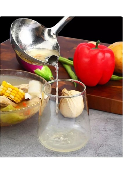 Paslanmaz Çelik Filtre Yağ Kaşığı Çorba Yağı Ayırıcı Kepçe Kaşık Uzun Saplı Çorba Süzgeci Mutfak Aksesuarları Alet (Yurt Dışından) modelleri