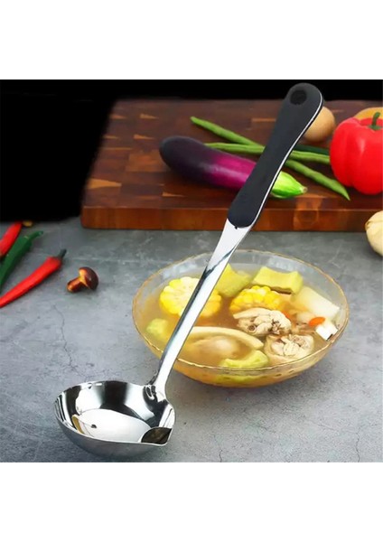Paslanmaz Çelik Filtre Yağ Kaşığı Çorba Yağı Ayırıcı Kepçe Kaşık Uzun Saplı Çorba Süzgeci Mutfak Aksesuarları Alet (Yurt Dışından) indirimleri