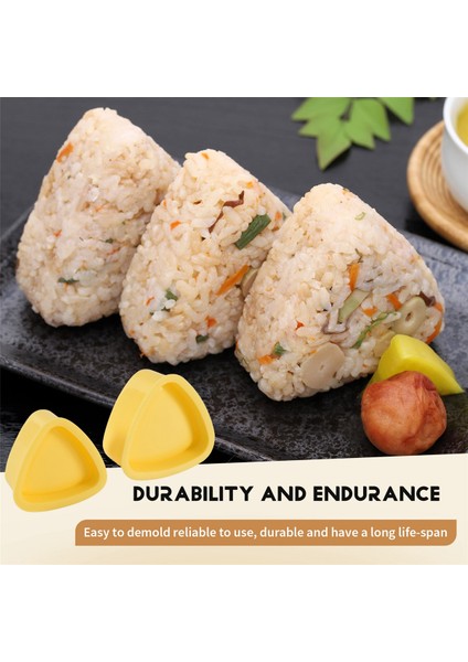 Onigiri Kalıbı, 3'lü Musubi Pirinç Kalıbı Yapım Seti, Yapım Presi, Klasik Üçgen Pirinç Topu Yapımcısı Suşi Kalıbı (Yurt Dışından) indirimleri
