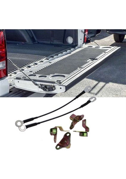 Araba Bagajı Menteşeler ve Kablolar Onarım Kiti Chevy Silverado Için 16637945 1500 Gmc Sierra 1500 1999-2006 Hummer H2 (Yurt Dışından) modelleri