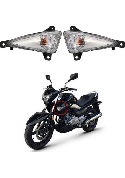 Suzuki GW250 Inazuma Haojue Için Motosiklet Ön Çamurluk Işık Tarafı Sinyal Gösterge Lambası (Yurt Dışından) modelleri