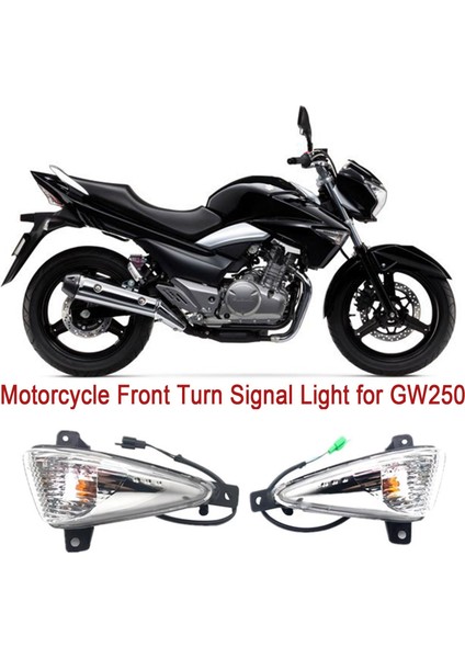 Suzuki GW250 Inazuma Haojue Için Motosiklet Ön Çamurluk Işık Tarafı Sinyal Gösterge Lambası (Yurt Dışından) fırsatları