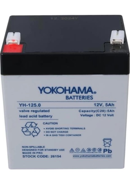 YH-125.0 12 Volt - 5 Amper Akü (90X70X101 Mm) modelleri