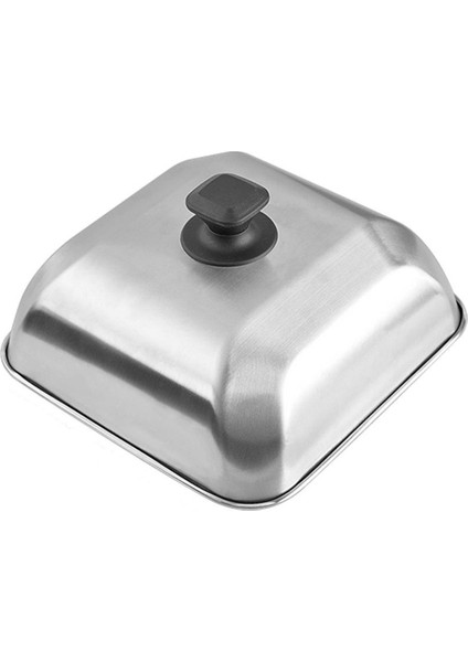 Yuvarlak Hamburger Kapağı Paslanmaz Çelik Izgara Kubbe Kapağı Peynir Eritme Kubbe Izgara Biftek Barbekü Piknik Aksesuarları (Yurt Dışından)