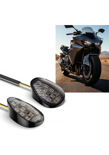 Motosiklet LED Turn Sinyal Işığı Göstergesi Lamba Yamaha Yamaha Yzf R1 R6 R6S (Yurt Dışından) modelleri