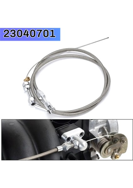 36 Inç Paslanmaz Çelik Örgülü Gaz Kelebeği Kablosu 23040701 Ls1 Chevy Için Uygun 4.8 5.3 5.7 6.0 Motor (Yurt Dışından)
