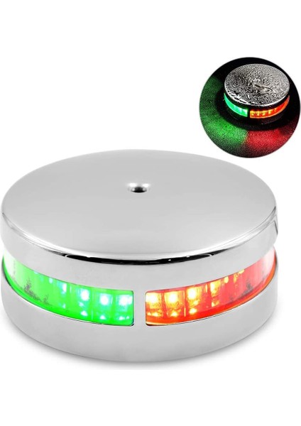 Yay LED Navigasyon Işıkları Paslanmaz Çelik Yelken Işıkları 12V IP66 Su Geçirmez Güverte Montaj Deniz Tekne Duba Yat. (Yurt Dışından) indirimleri