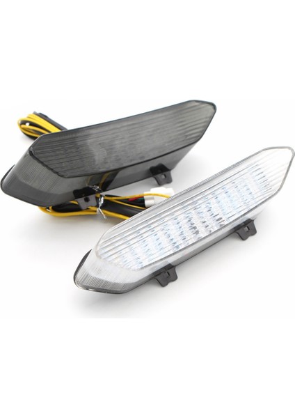 Yamaha Yamaha Için Motosiklet LED Fren Işığı Arka Kuyruk Işık Lambası 2002 2003 Dönüş Sinyali Flaşör Lambası Siyah (Yurt Dışından) fırsatları