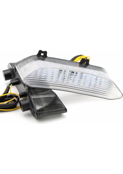 Yamaha Yamaha Için Motosiklet LED Fren Işığı Arka Kuyruk Işık Lambası 2002 2003 Dönüş Sinyali Flaşör Lambası Siyah (Yurt Dışından) indirimleri