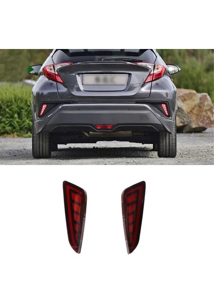 LED Reflektör Lambası Arka Sis Lambası Arka Toyota C-Hr Chr 2017-2022 Aksesuarlar Için Işık Fren Işığı (Yurt Dışından) modelleri