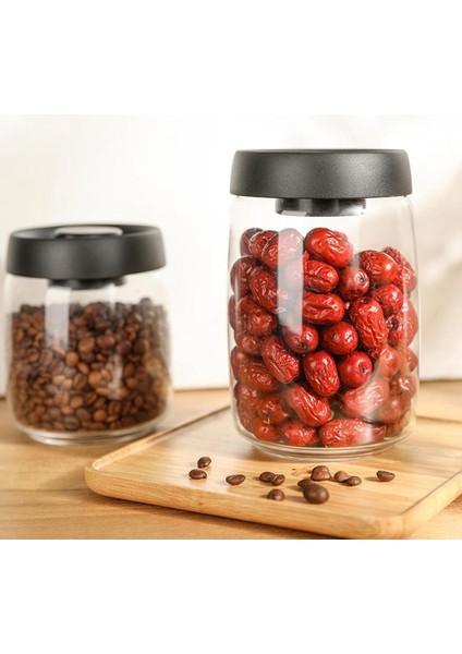 Kahve Çekirdeği Saklama Kabı Cam Vakumlu Kavanoz Mühürlü Nordic Kitchen Saklama Atıştırmalık Çay Süt Tozu Saklama Kabı L (Yurt Dışından) modelleri