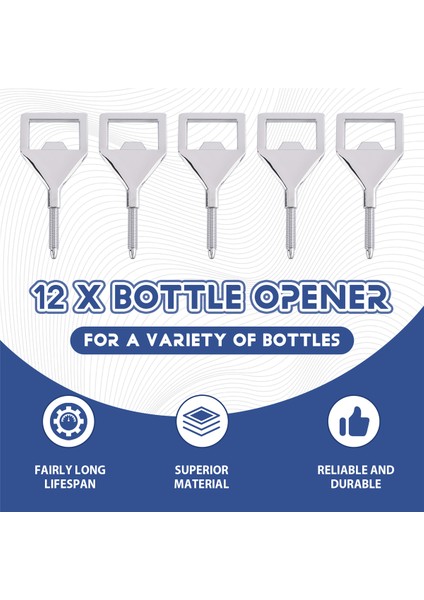 Metal Şişe Açacağı Boş Paslanmaz Çelik Düz Şişe Açacağı Ek Parçaları Takımı Dişli Bira Açacağı Donanımı Parti Için (Yurt Dışından) fırsatları