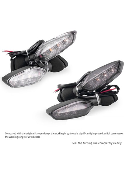 Motosiklet Füme Siyah LED Dönüş Sinyali Ducati Monster 659 696 Hipermotard 899 Panigale 1299 2008-2020 (Yurt Dışından) modelleri