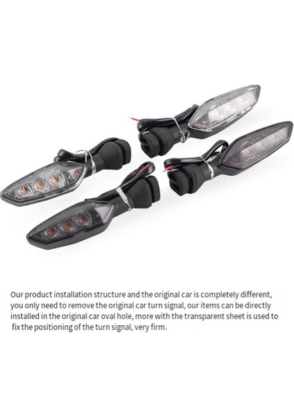 Motosiklet Füme Siyah LED Dönüş Sinyali Ducati Monster 659 696 Hipermotard 899 Panigale 1299 2008-2020 (Yurt Dışından) indirimleri