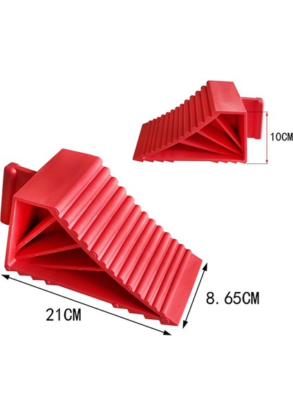 2 Paket Tekerlek Takozları Plastik Ağır Hizmet Tipi, Seyahat Römorkları Için Lastik Takozları, Rv, Kampçı ve Kamyonlar (Yurt Dışından) modelleri