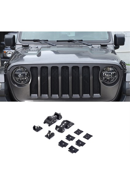Hood Mandalları Jeep Wrangler Için Catch Kiti Jk 2007-2017 Jl 2018-2024 Gladiator Jt 2020-2024 Aksesuarlar (Yurt Dışından) fırsatları