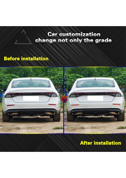 Honda Accord Için LED Arka Tampon Reflektör Işıkları 2023 2024 Kayıt Işığı Sürüş/fren/dön (Yurt Dışından) fırsatları