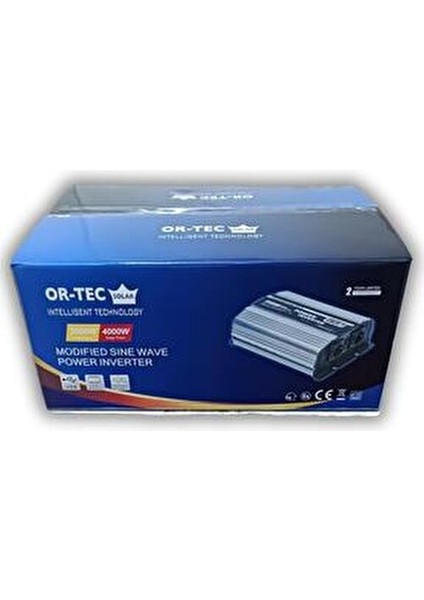 Solar Modifiye Sinus Inverter 2000 Watt 12 Volt Yüksek Verimlilikli Enerji Çözümü