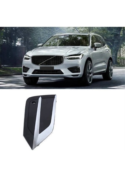 31694538 Volvo Için XC60 Mk2 2018-2021 Ön Tampon Dekoratif Kapak Sis Lambası Çerçevesi Paneli Kapak Izgarası 31694539, Sol (Yurt Dışından) modelleri